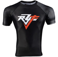 Black Belt Rank Rashguard With Red F!