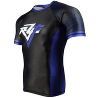 Blue Short Sleeve Ranked Rash Guard🔥