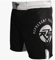 White Rank BJJ/MMA shorts