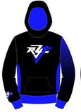 Blue Ranked BJJ Sublimated Pull Over Hoodie