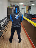 Blue Ranked BJJ Sublimated Pull Over Hoodie